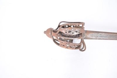 Lot 39 - Scottish basket hilted broadsword