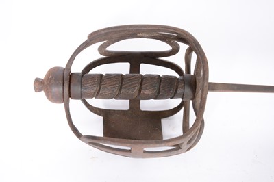 Lot 63 - Military basket hilted backsword