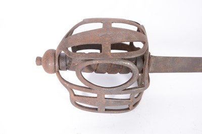 Lot 63 - Military basket hilted backsword