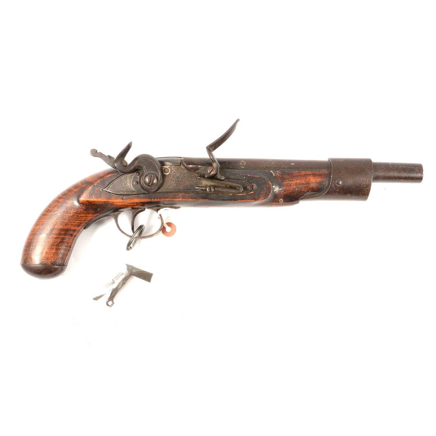 Lot 1 - Flintlock cavalry pistol