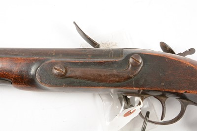 Lot 1 - Flintlock cavalry pistol