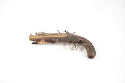 Lot 2 - Flintlock blunderbuss pistol