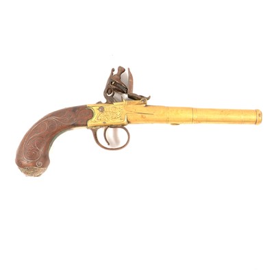 Lot 5 - Flintlock boxlock pocket pistol