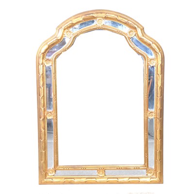 Lot 590 - Modern gilt framed wall mirror