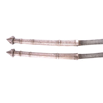 Lot 102 - Two Indian ceremonial swords