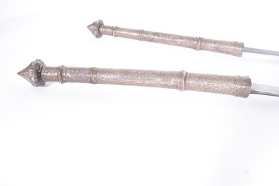 Lot 102 - Two Indian ceremonial swords