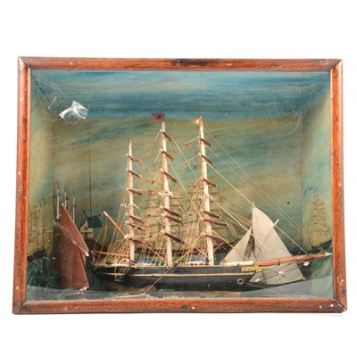 Lot 172 - Sailing ship diorama