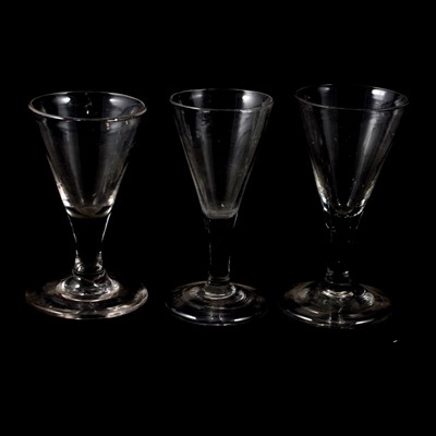 Lot 126 - Three wine glasses