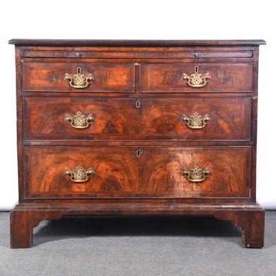 Lot 496 - Walnut chest of drawers