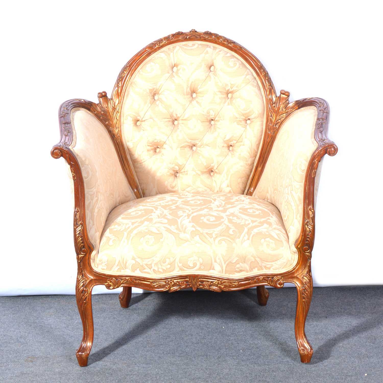 Lot 566 - Modern French salon chair