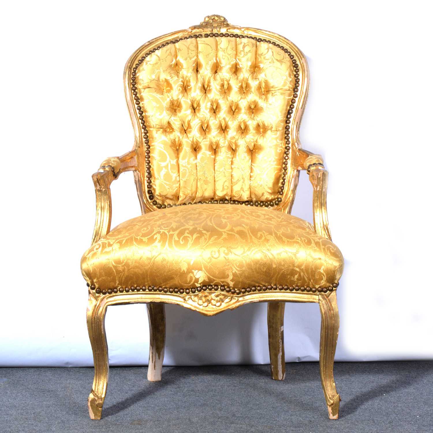 Lot 571 - Modern French salon chair