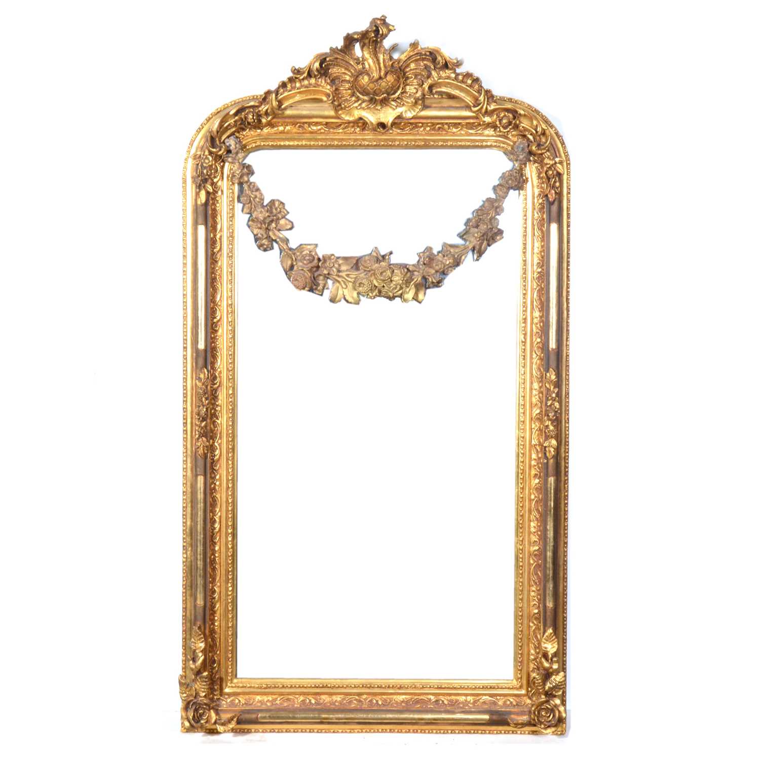 Lot 477 Large composite wall mirror,