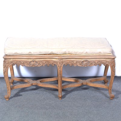 Lot 524 - French beech stool