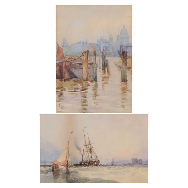 Lot 264 - Two watercolours