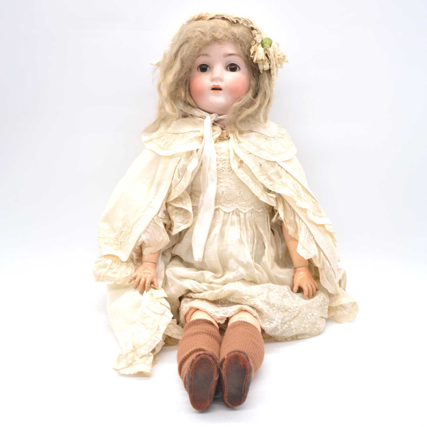 Lot 1001 - Alt Beck & Gottschalk, Germany, bisque head doll, 1362 head stamp