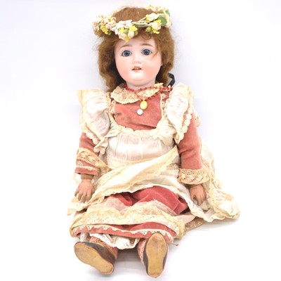 Lot 1004 - Schoenau & Hoffmeister, Germany bisque head doll, 1909, size 2½