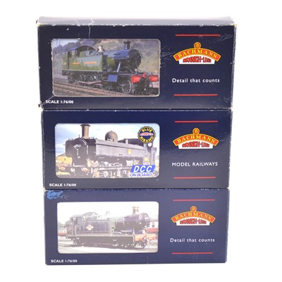 Lot 56 - Three Bachmann OO gauge model railway tank locomotives, boxed.