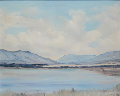 Lot 328 - Vera Baker, African lake scene