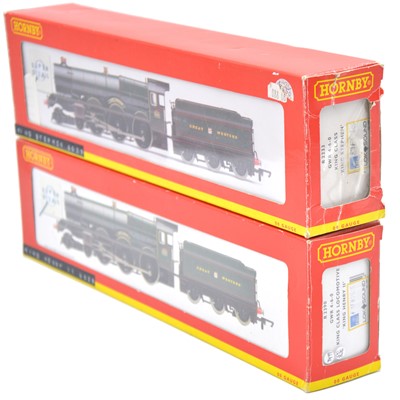 Lot 188 - Two Hornby OO gauge model railway steam locomotives with tenders, DCC fitted, boxed