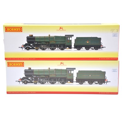 Lot 68 - Two Hornby OO gauge model railway steam locomotives with tenders, DCC fitted, boxed