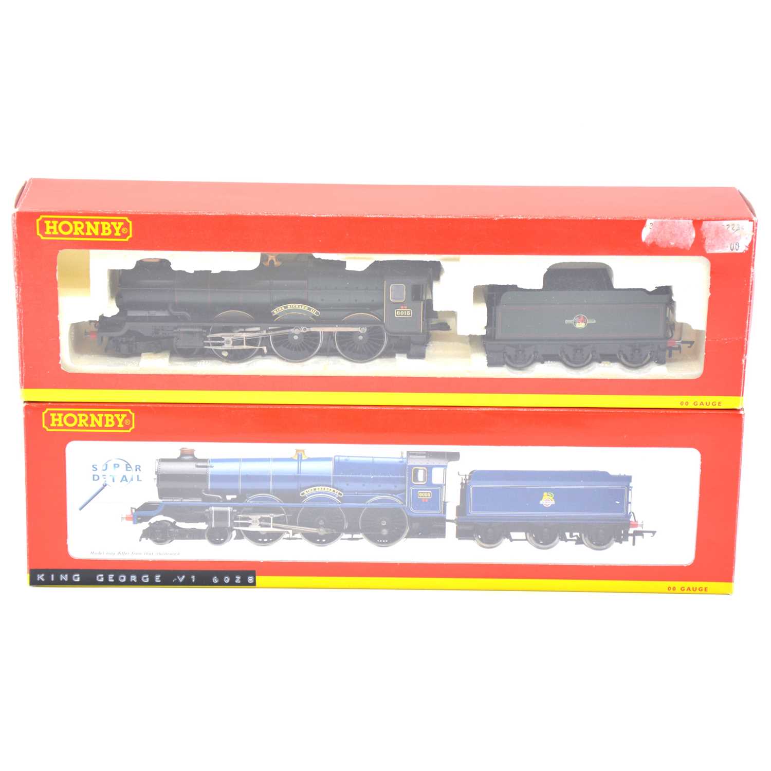Lot 186 - Two Hornby OO gauge model railway steam locomotives with tenders, DCC fitted, boxed