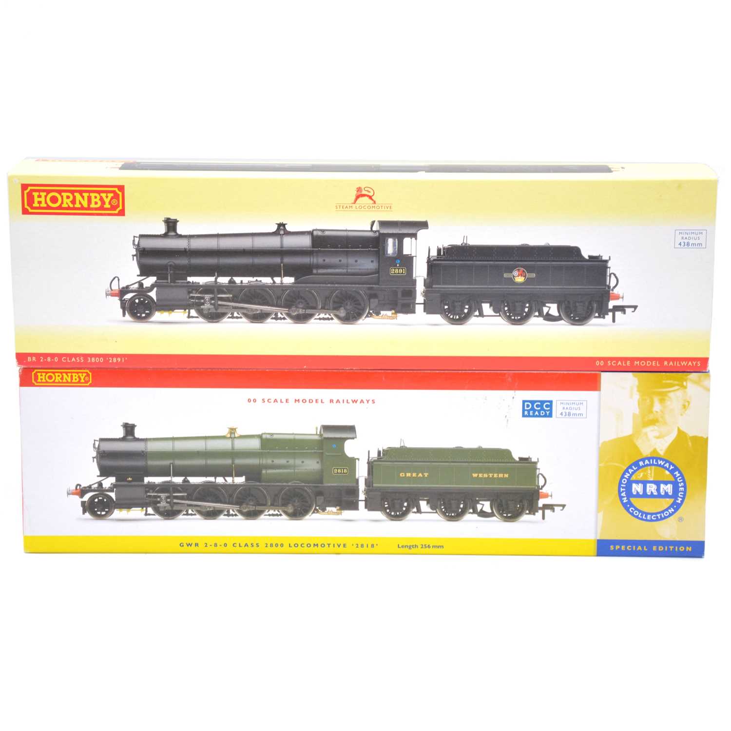Lot 71 - Two Hornby OO gauge model railway steam locomotives with tenders, boxed