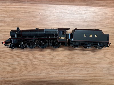 Lot 98 - Two Hornby OO gauge locomotives with tenders, two ref R3616 LMS 4-6-0 class S