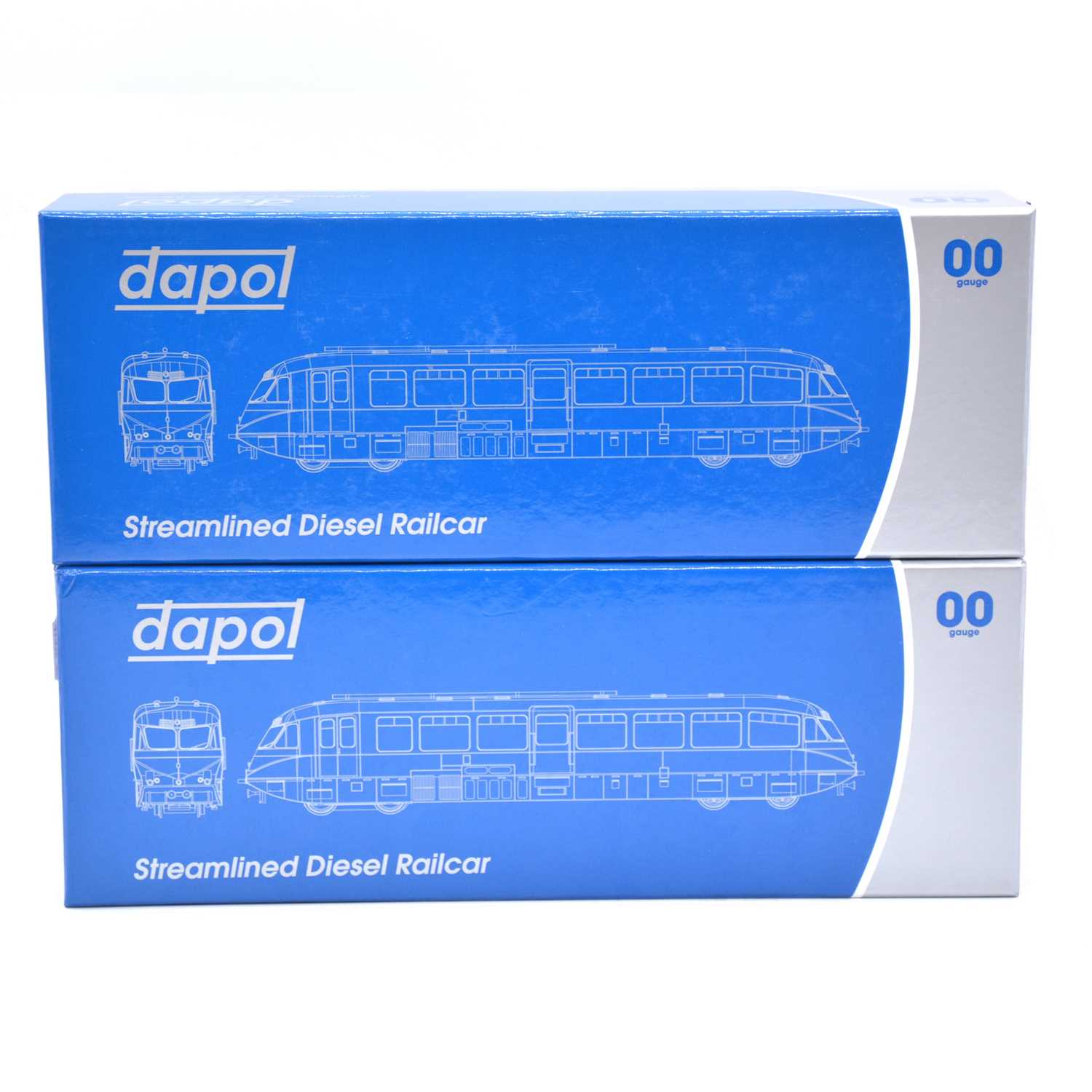 Lot 168 - Two Dapol OO gauge model railway Streamlined diesel Railcars
