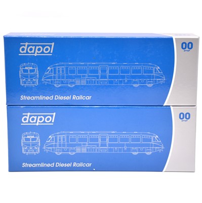 Lot 233 - Two Dapol OO gauge model railway Streamlined diesel Railcars