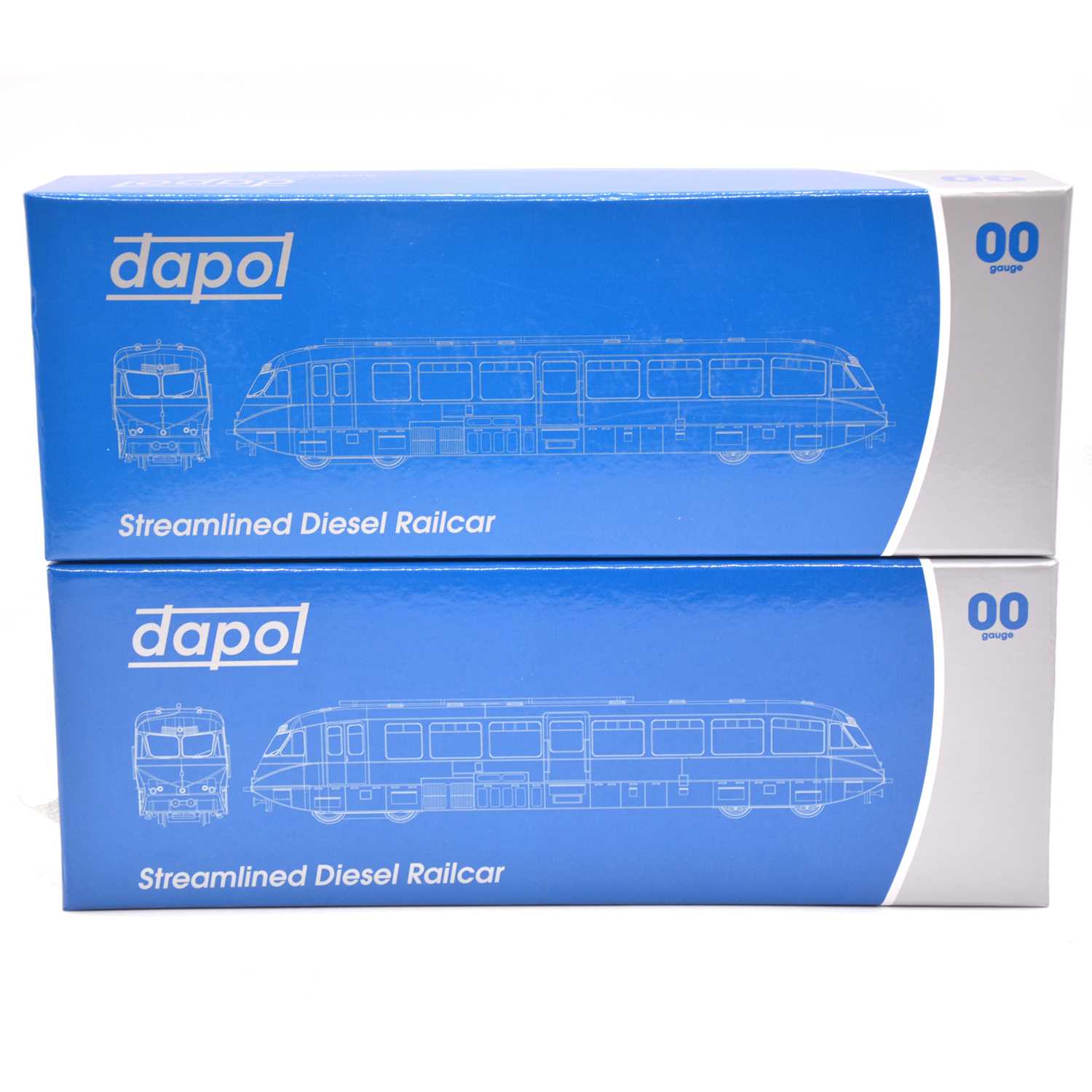 Lot 176 - Two Dapol OO gauge model railway Streamlined diesel Railcars