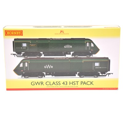 Lot 226 - Hornby OO gauge model railway diesel locomotive set, R3685 'GWR class 43 HST pack', boxed