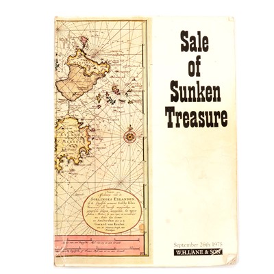 Lot 494 - Auction catalogue from the Sale of Sunken Treasure, 26 September 1975, W H Lane & Son.