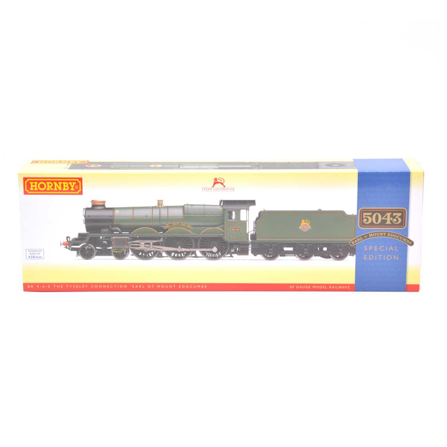 Lot 159 - Hornby OO gauge model railway locomotive with tender, R3301 'Earl of Mount Edgcumbe'