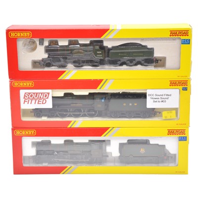 Lot 228 - Three Hornby OO gauge locomotives with tenders, R2937, R3279, R3061