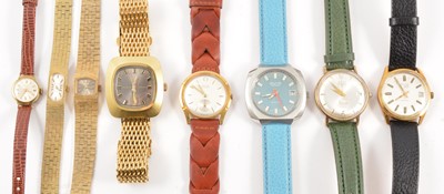 Lot 367 - Mido and Avia - thirty vintage wristwatches.