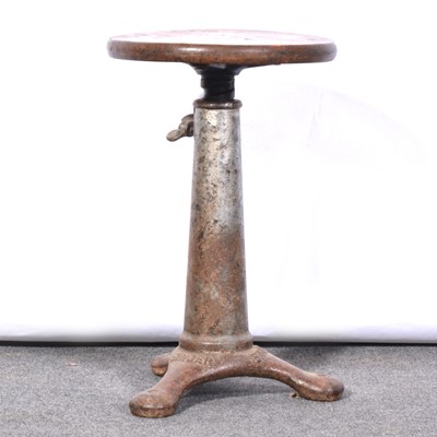 Lot 365 - Singer machinist's stool.