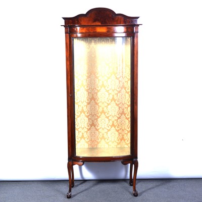 Lot 478 - Edwardian mahogany bowfront china cabinet