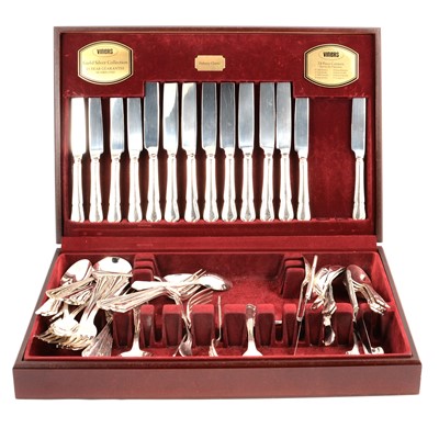 Lot 217 - Viners silver plated canteen of cutlery