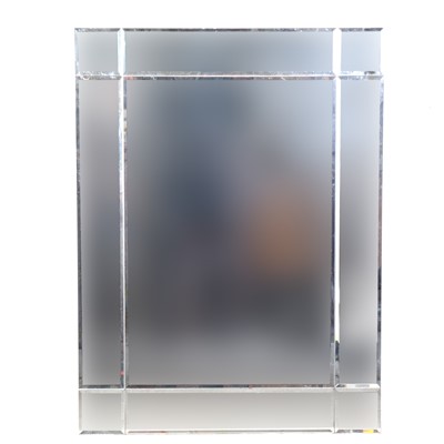 Lot 470 - Modern rectangular wall mirror