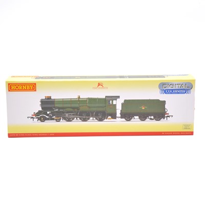 Lot 94 - Hornby OO gauge model railway locomotive with tender, R3384TTS BR late King Class 'King George I'