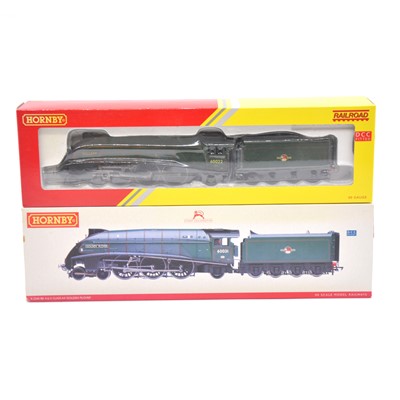 Lot 136 - Two Hornby OO gauge model railway locomotives with tenders, R2784X and R2340