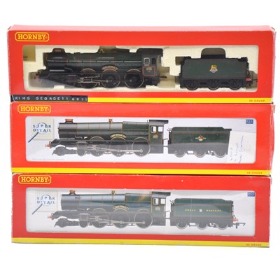 Lot 110 - Three Hornby OO gauge model railway locomotives with tenders, R2460 and R2530