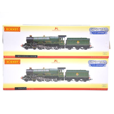 Lot 99 - Two Hornby OO gauge model railway locomotives with tenders, R338TTS