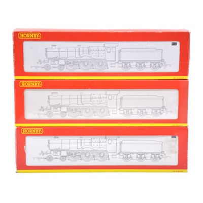 Lot 203 - Three Hornby OO gauge model railway locomotives with tenders, R2551, R2318 and R2455