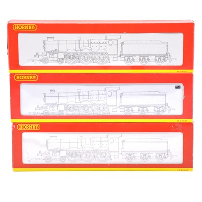 Lot 85 - Three Hornby OO gauge model railway locomotives with tenders, R2424, R2459 and R2280.