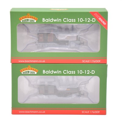 Lot 255 - Two Bachmann OO9/HOe gauge model railway locomotives Baldwin class