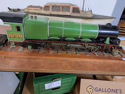 Lot 4 - A 2.5 inch gauge live steam model railway locomotive, LMS 4-6-2, Princess Royal class, no.6201