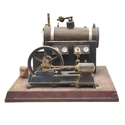 Lot 3 - Early twentieth century live steam stationary engine (a/f)