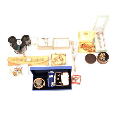 Lot 425 - Modern and vintage costume jewellery, wristwatches, cufflinks and studs.