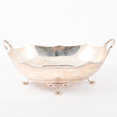 Lot 216 - Silver dessert basket